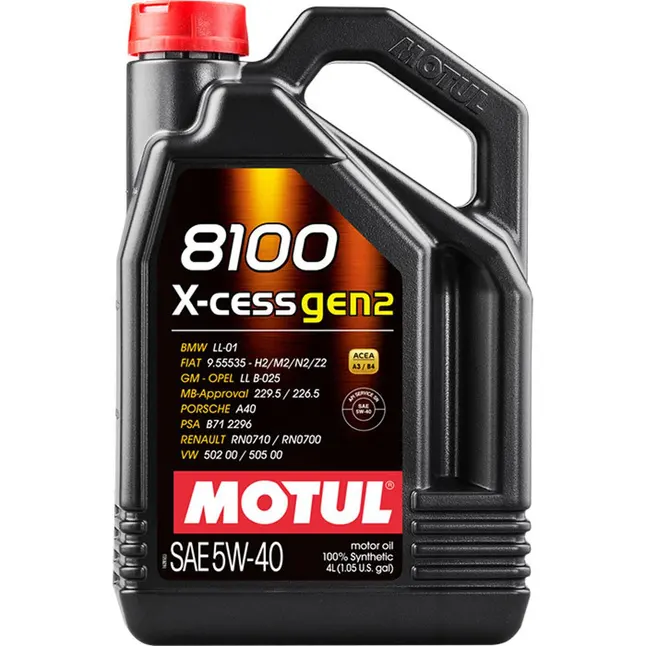 Моторна олива MOTUL 8100 X-CLEAN GEN2 SAE 5W40 5 л — Photo 1