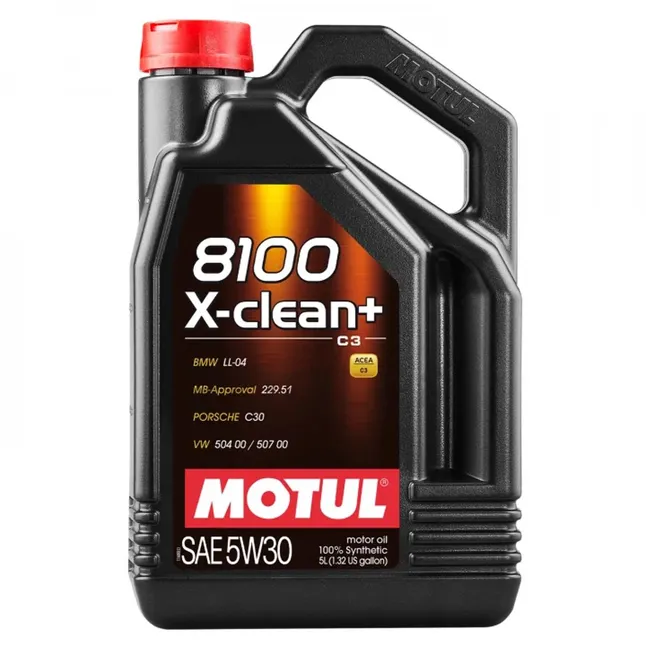 Моторна олива MOTUL 8100 X-CLEAN+ SAE 5W30 5 л — Photo 1