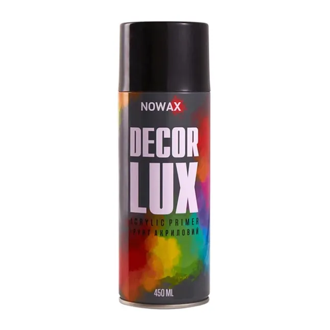 Грунтівка акрилова NOWAX, 450 мл. чорна (BLACK/RAL9005) — Photo 1
