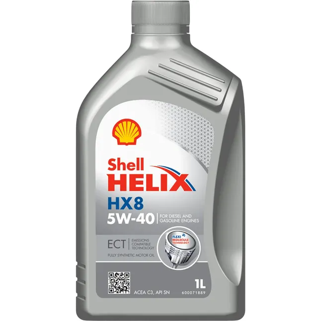 Моторна олива Shell Helix HX8 ECT 5W-40, 1 л — Photo 1