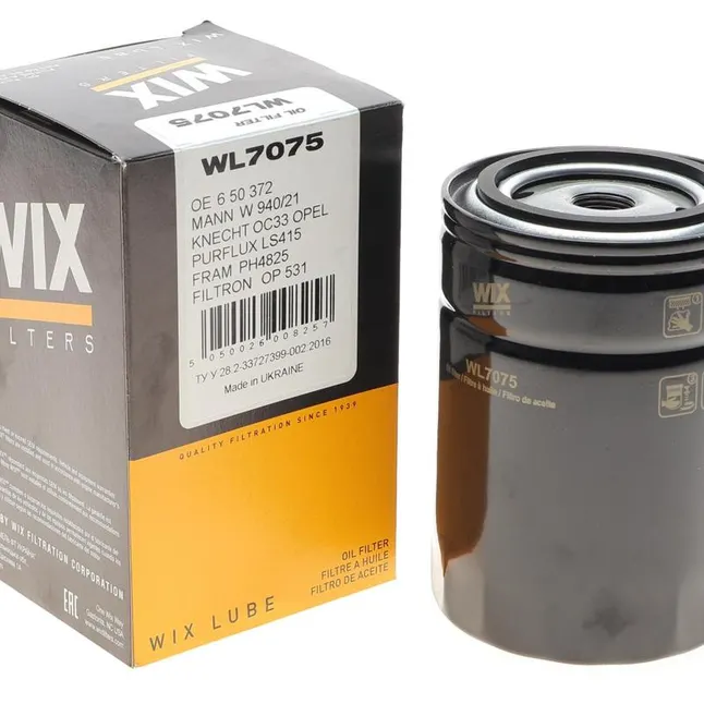 Фільтр масляний WIX FILTERS WL7075 — Photo 1