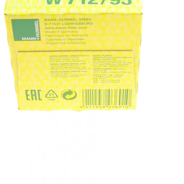 Фільтр масляний MANN-FILTER W 712/95 — Photo 5