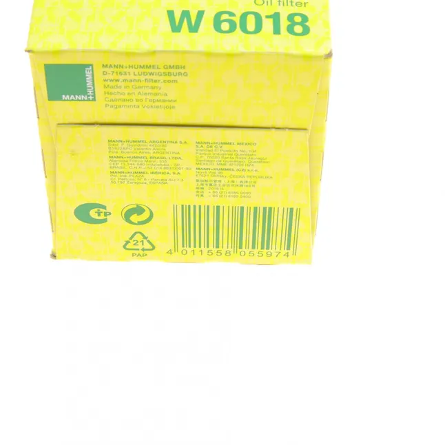 Фільтр масляний MANN-FILTER W 6018 — Photo 5