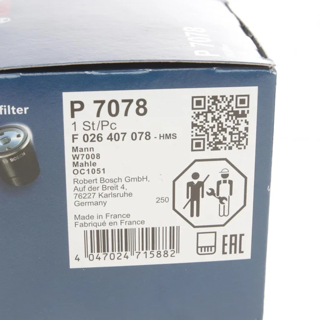 Фільтр масляний BOSCH F 026 407 078 — Photo 5