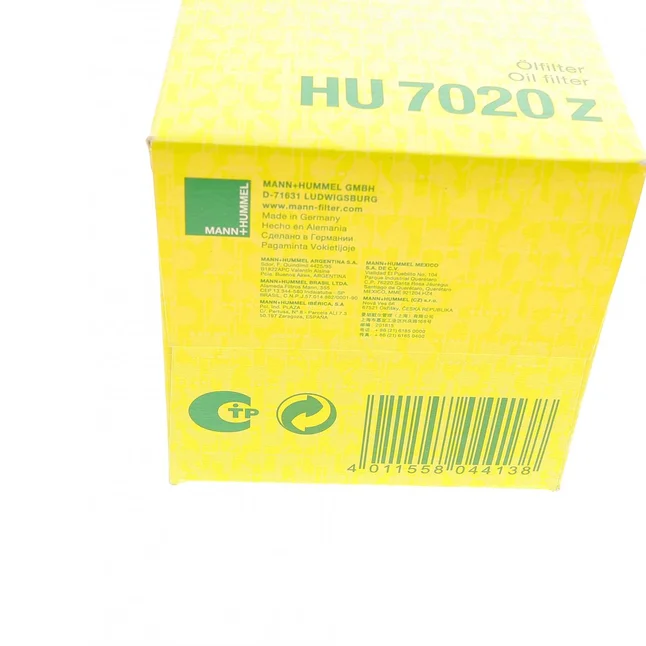 Фільтр масляний MANN-FILTER HU 7020 Z — Photo 6